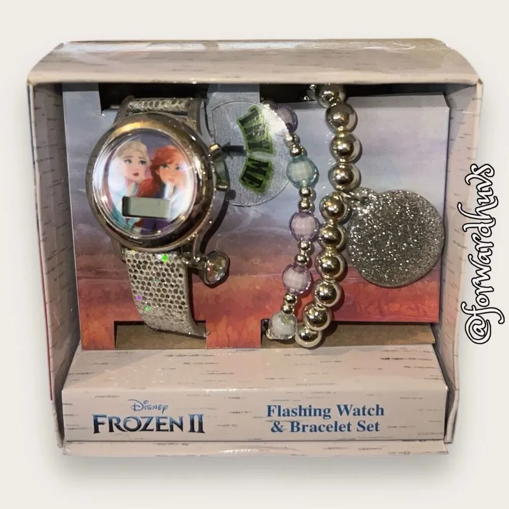 CRAFT or REPAIR | Frozen 2 Watch & Bracelet Set In Box - Watch Likely Needs Batt